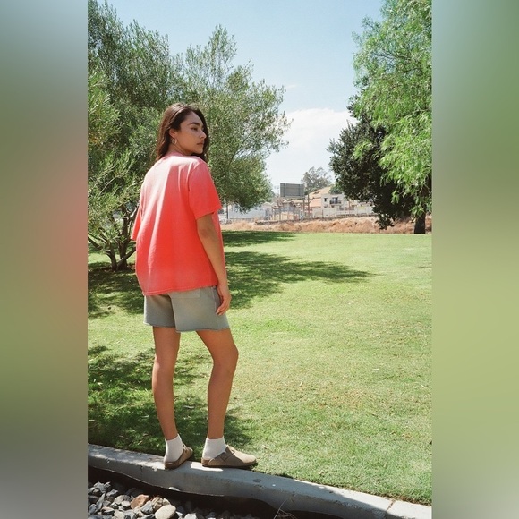 Mooji Mooji Sweat Shorts Aged Sage Green/Grey - Picture 5 of 10